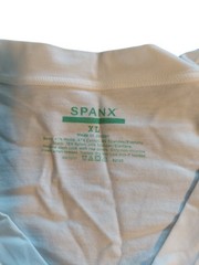 Spanx Mens White V-Neck T-Shirt XL 1508