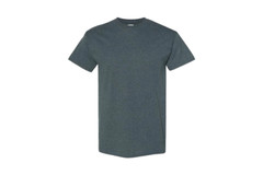 Bulk Lot Gildan Men Heavy Cotton Plain Short Sleeves T-Shirt 5000 (Pack Of 5)