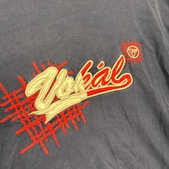 Vokal Shirt Mens 3XL Blue Cream Long Sleeve Embroidered Applique Streetwear