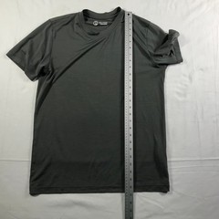 Swan Merino Wool Blend T-Shirt Mens Small Gray Short Sleeve Base Layer Hiking