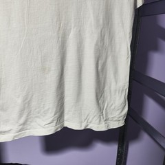Amiri Angel Cherub Engraving Graphic Tee Cream White Designer Size L