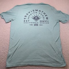 Travis Mathew Short Sleeve Crew Neck Graphic Tee Men’s XL A3
