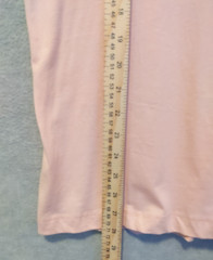 True Religion Foil Taping Men’s TEE Dull Pink Size Large Metallic Logo Stretch