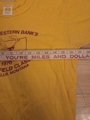 Russell Athletic 1976 Track & Field Classic Graphic Yellow Men’s M Crew Neck Tee