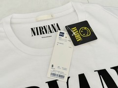 Nirvana x GU T-Shirt NWT Men’s Size S White