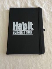 Habit Burger Gift Bundle T-Shirt Small + Hat + Notebook + Drawstring Bag NWT 🔥