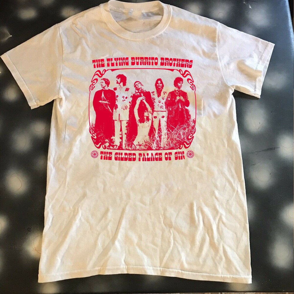 The Flying Burrito Brothers T Shirt white Unisex Size S-2345XL BT105