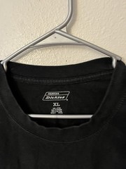 Dickies’ Cotton Solid Men’s T-Shirt Short Sleeve, Size XL Pocket Black
