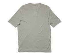 Kired by Kiton $250 NWT Crepe Cotton Short Sleeve Gray Slim T-Shirt L (52 IT)