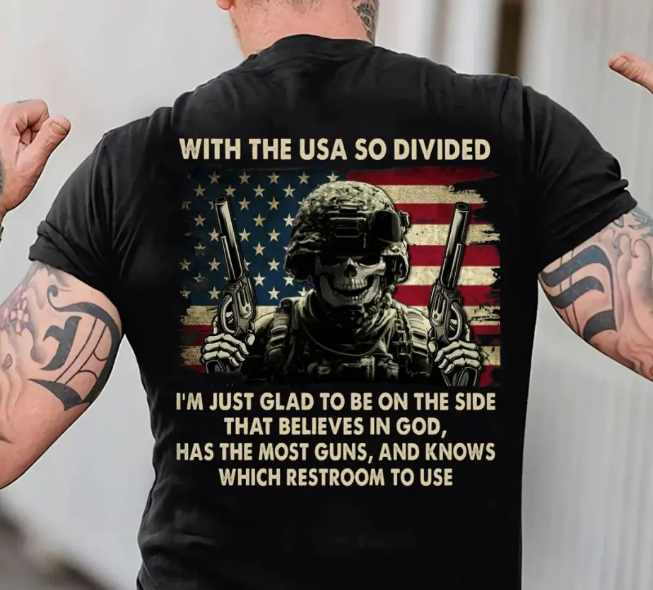 With The USA So Divided I’m Just Glad To Be On The Side That Believes In God