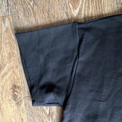 Forever 21 Black Pocket Drawstring Hem Men’s T-Shirt Crew Neck Size M