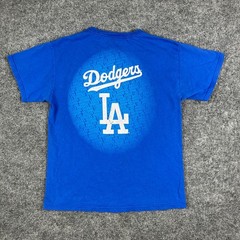 MLB Dodgers T-Shirt Mens Size S Blue Baseball Genuine Graphic Tee