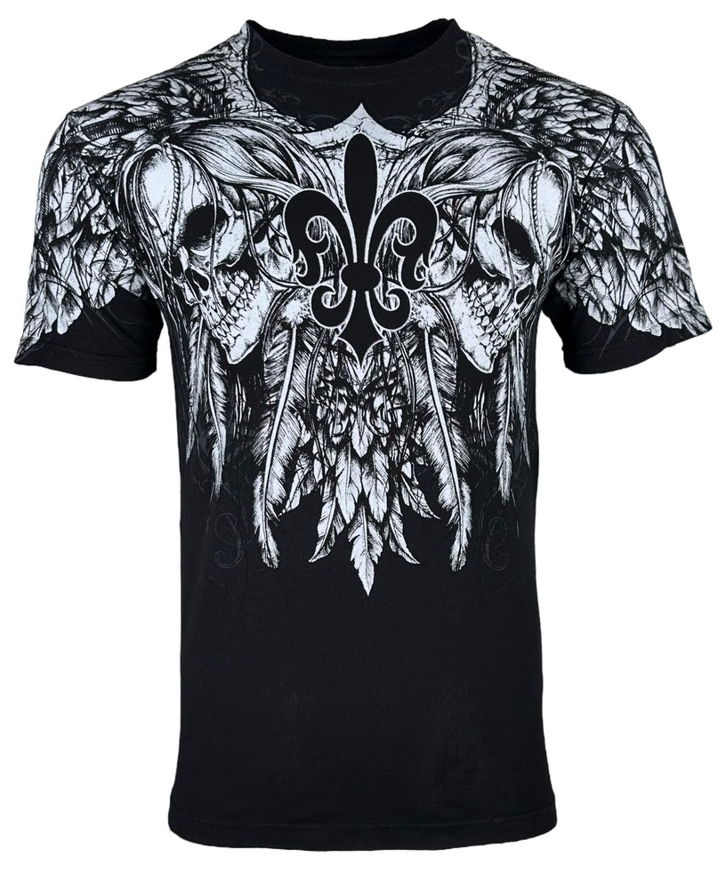 Xtreme Couture by Affliction Men’s T-Shirt Gatherer Biker Tattoo S-5XL