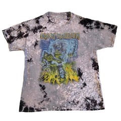 Iron Maiden Somewhere Back in Time Graphic Tie-Dye T-Shirt