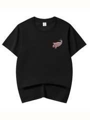Niepce Men’s Ukiyo-e Carp Embroidery Tee Japanese Streetwear T-Shirt