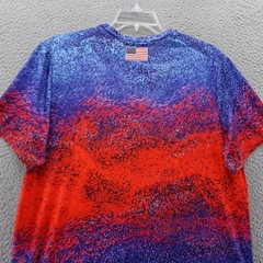 Nike Mens USATF United States Track & Field Dri FIT Shirt Red Blue Large NEW