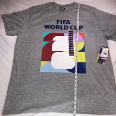 FIFA World Cup 2026 Host Cities T-Shirt Mens XXL Gray Canada Mexico USA NWT