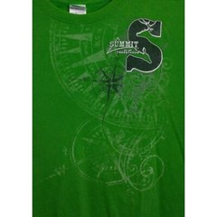 Gildan Heavy Cottton Summit Tree Stand Hunting T-Shirt. Men’s XXL. Green