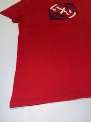 Express Men’s Graphic Logo T-Shirt Red Cotton Short Sleeve Size Large
