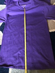 Bulk Lot Of 17 New Champion 100% Cotton T-Shirt T425 Purple Tagless SMALL