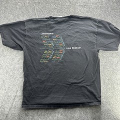 Vintage Concord Shirt Mens XL Black Live Status Airline Promo Tee Gildan y2k