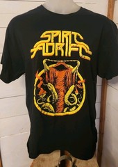 Spirit A Drift T-Shirt Size Unisex XL Demon Grunge Black Crew Neck V2