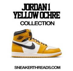 Shirt To Match Jordan 1 Yellow Ochre Shoes – Greatest Tee