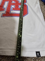 Routine Baseball RB 3/4 Sleeve T-Shirt Blue Mens Large