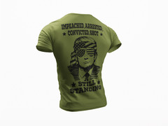 Donald Trump Rally Arrested Shot Support Trump MAGA 2024 Election T-Shirt