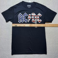 AC/DC T-Shirt Men’s Small Black Brand New 1980 US Tour Graphic Tee ACD2291XX