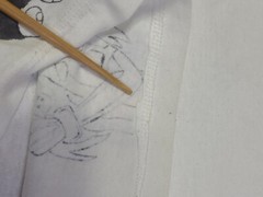 Vtg Y2k Anime /Game Characters Handmade Hand Drawn Single Stitch T Shirt XXL