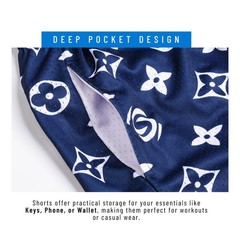Men’s Athletic Shorts – 100% Polyester, Mesh Shorts Quick Dry, Graphic Print …