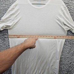 Tommy John Second Skin T Shirt Men XL White Stretch Base Layer Tee No Stains