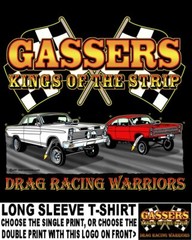 1965 1966 Old School Gasser Kings of the Street & Strip Drag Racing T-shirt 14
