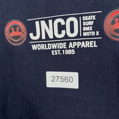 JNCO T-Shirt Mens XXL Navy Blue Graphic Skyline Skate Surf BMX Moto X Y2K Street