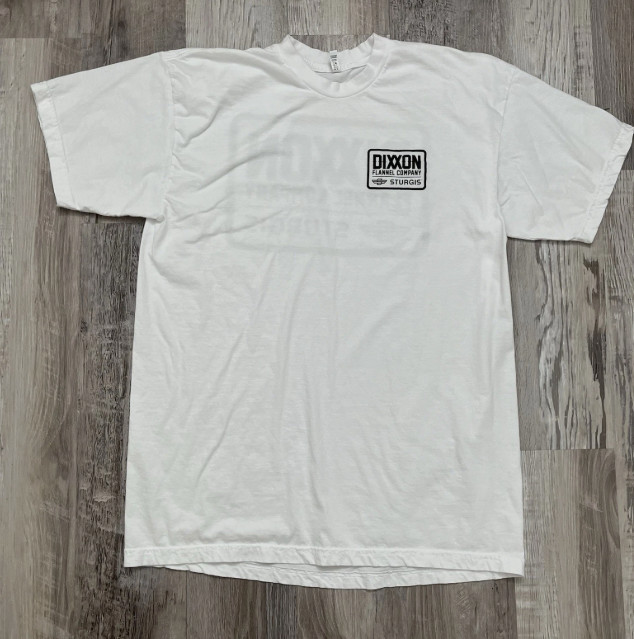 NEW Dixxon Flannel Mens Sturgis Badge Short Sleeve T-Shirt White Size 3xl