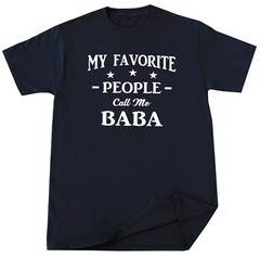 Baba Shirt Fathers Day Gift for Grandpa Dad Daddy Birthday Gift Funny