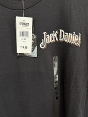 NWT Changes Mens Crew Neck Short Sleeve Jack Daniel’s Vintage T-Shirt Black