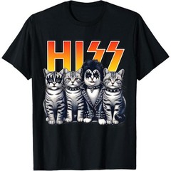Cute Hiss Cats Rock Kittens Kitty Rocking Music Cat Lovers Men T-Shirt men woman
