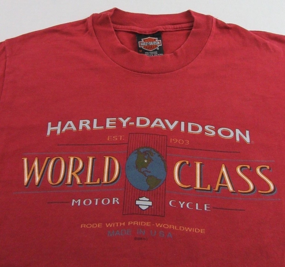 Vintage ’95 HARLEY DAVIDSON MOTORCYCLES/ RIDERS Birmingham AL. T Shirt Size M