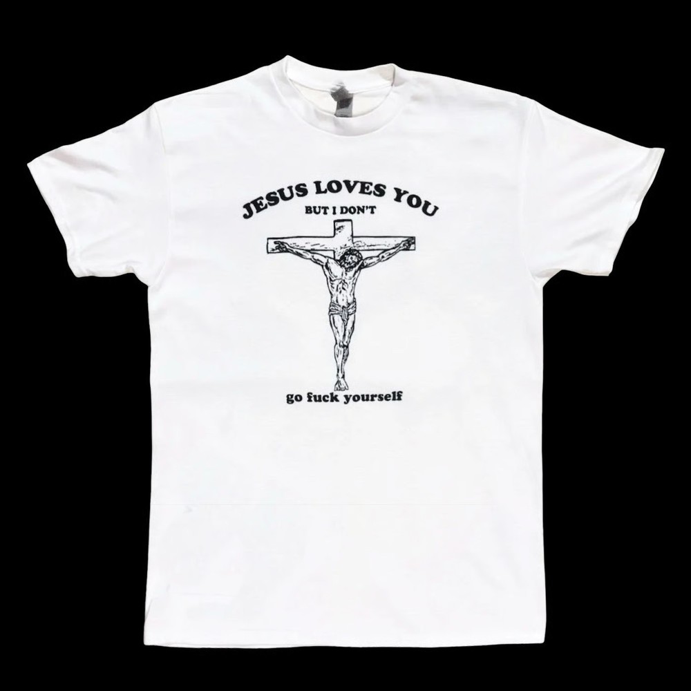 JESUS LOVES YOU BUT I DONT ZOMBIE OTIS 3 FROM HELL GRAPHIC