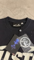 Black Hellstar T-Shirt With Rhinestones Size M