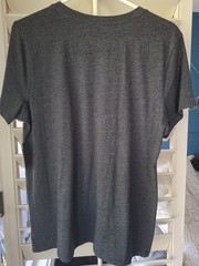 Lucky Brand Womans L Gray David Bowie Graphic Crew Neck Short Sleeve T-Shirt