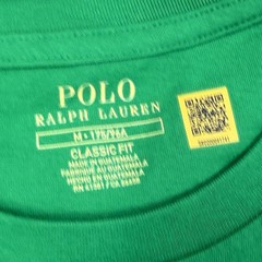 Polo Ralph Lauren Mens Classic Fit Script Logo Jersey T-Shirt Green MEDIUM NWT