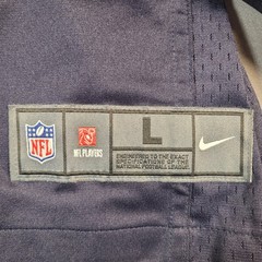 Nike Houston Texans NFL Jersey Men Large Blue Red On Field Football Hopkins #10