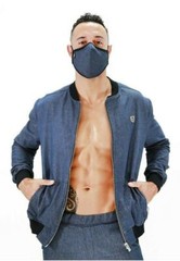 TOF PARIS COWBOY Vest Dark Blue Denim Jackets YKK Zip 10
