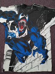 Vintage Marvel 1993 Venom T-Shirt Comic Spiderman Carnage 90s Size XL
