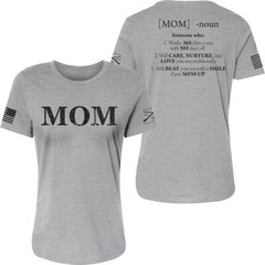 Grunt Style Women’s Mom Defined Relaxed Fit T-Shirt – Athletic Heather