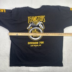 VTG Bayside Teamsters Las Vegas Division 766 Black LS Graphic Shirt Engineers 2X