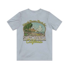 Santa Monica Where the Mountains Meet the Sea 1962 Vintage Men’s T-Shirt